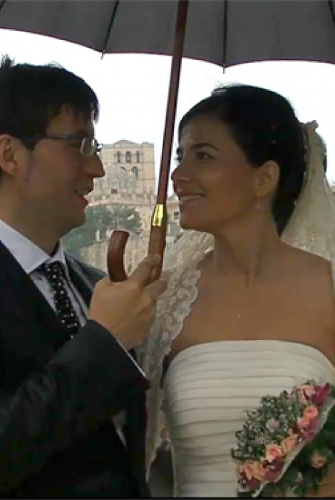 Boda en un d&iacute;a de lluvia, Zamora