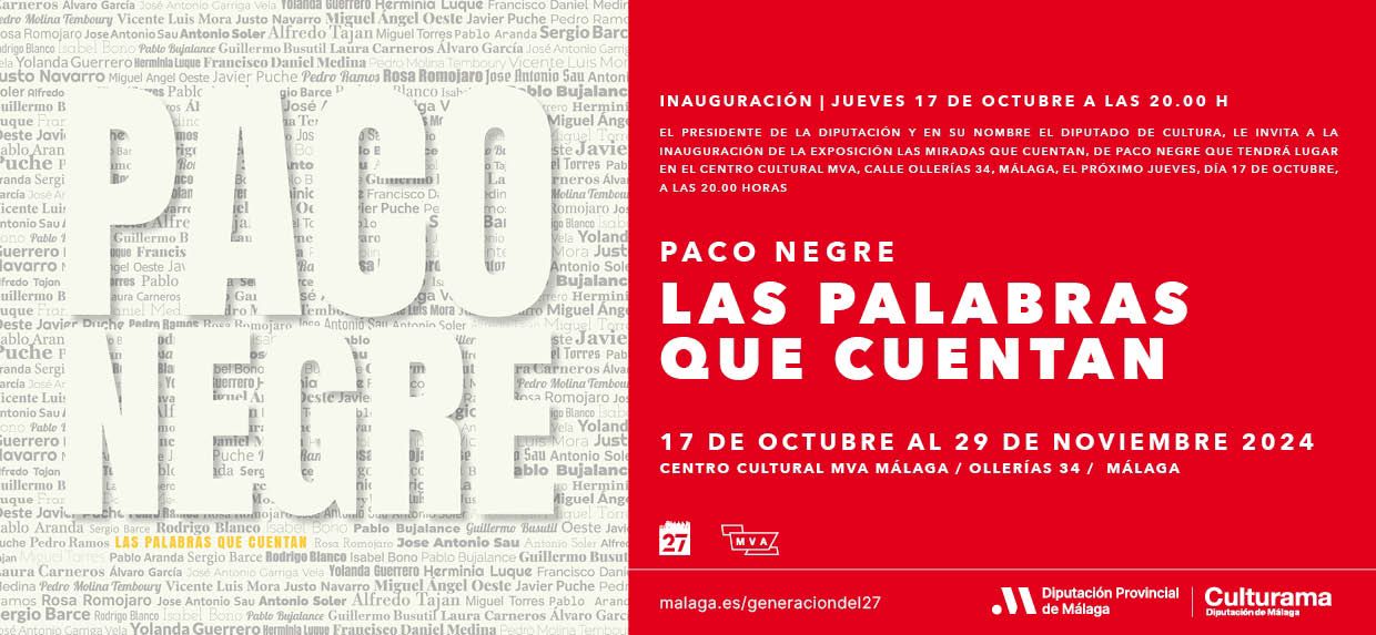 Colaboración junto a Paco Negre  /// Centro MVA Málaga  C/ Ollerías ,34