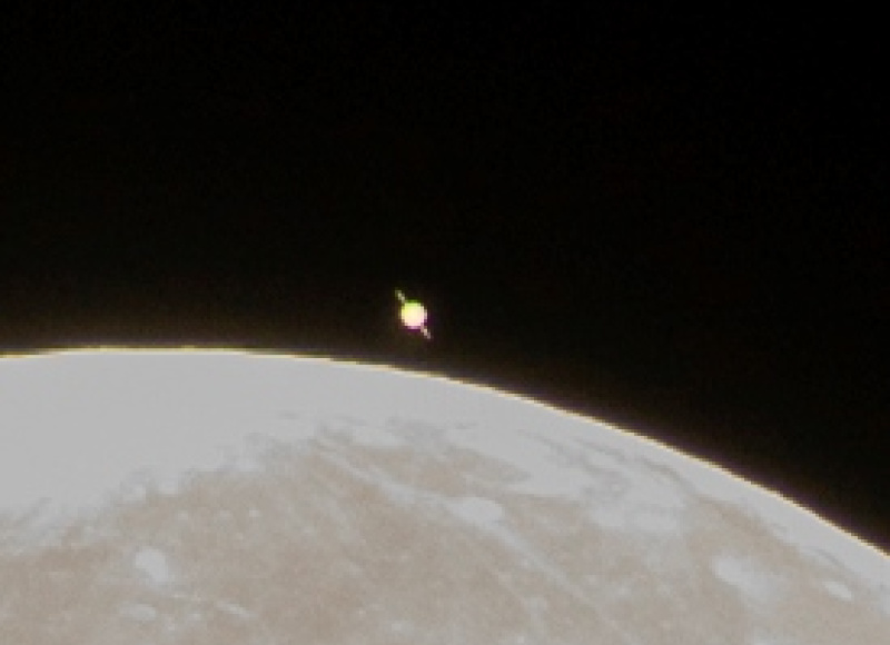 Ocultaci&oacute; de Saturn per la Lluna
