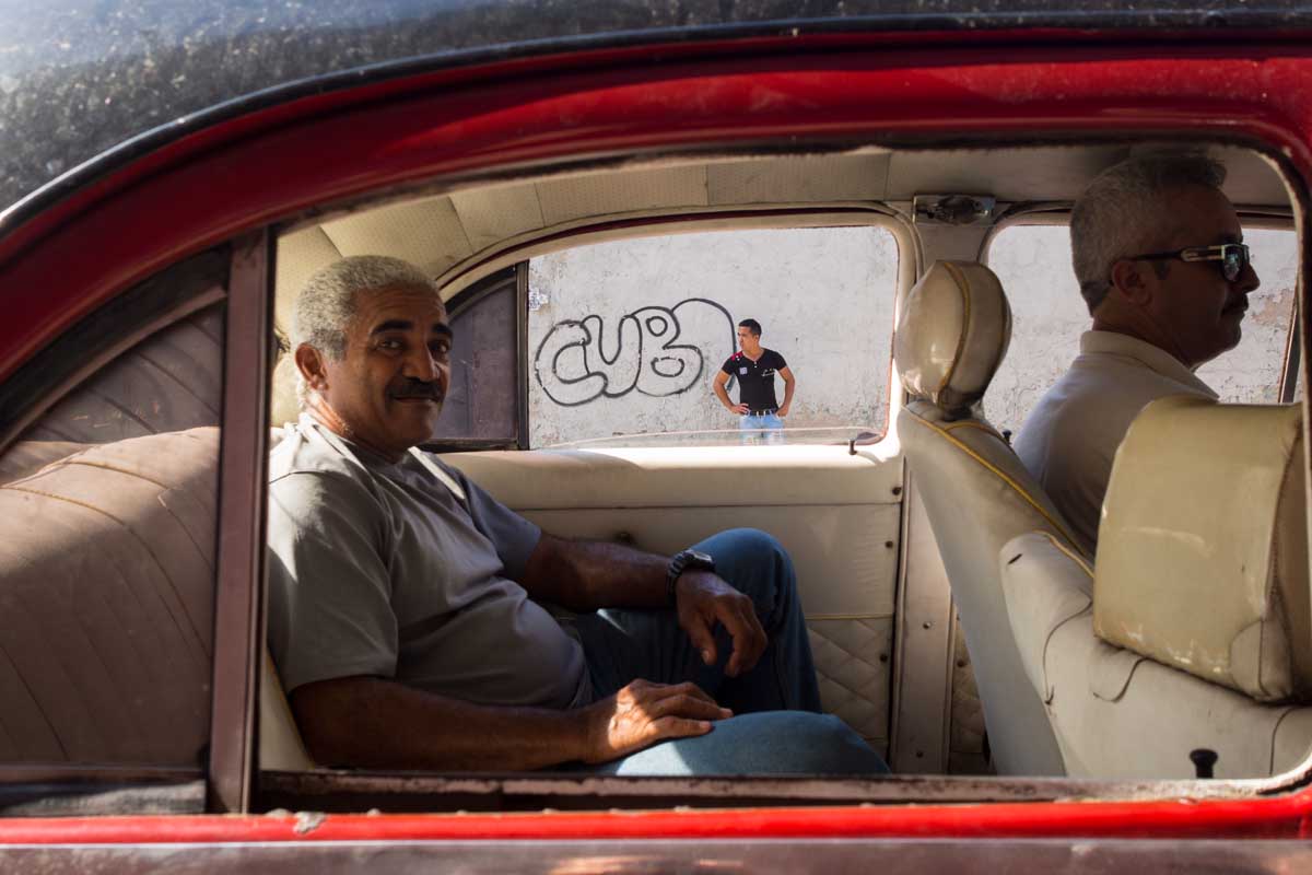 cuban taxi window