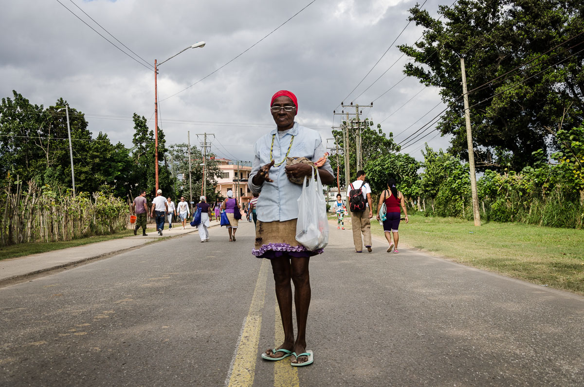 pilgrim in saint lazarus event in Cuba in my photography tour to cuba