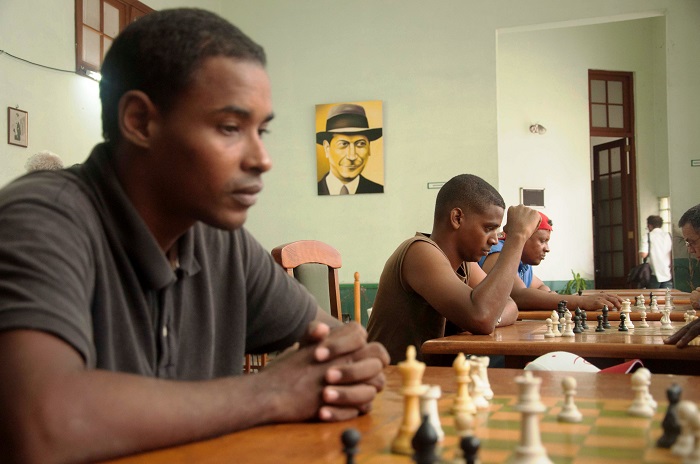 chess players in havana. Club capablanca best location to take photo of chess players